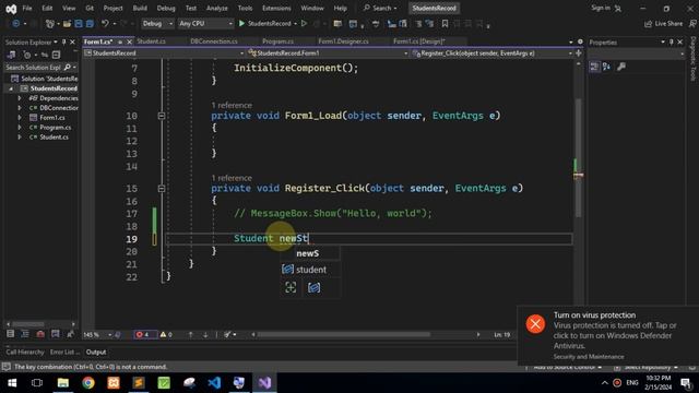 C# Students Record Management System | Windows form Application | Project Source Code | Part-2 смотреть онлайн