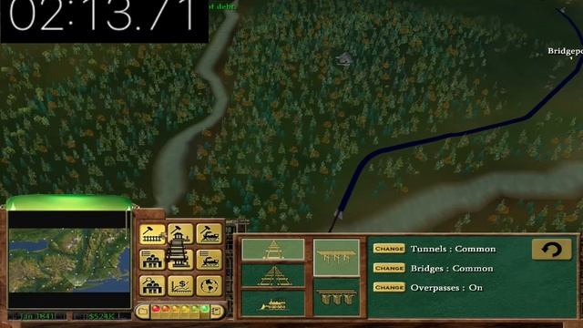 Railroad Tycoon 3 Go West Speedrun attempt: 4 minutes, 13.13 seconds смотреть онлайн