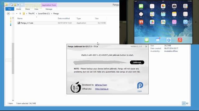 מדריך לפריצה לא קשורה עבור מכשירי iOS בגרסה 7.1 עד 7.1.2 смотреть онлайн