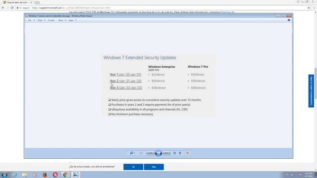 Precios para extender actualizaciones de seguridad de Windows 7 en empresas смотреть онлайн