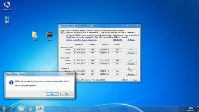 Como instalar temas no Windows XP, Vista, 7 e Windows 8 смотреть онлайн