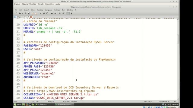 📋 Script-00: Parâmetros de Instalação do OCS Inventory GLPI FusionInventory no Ubuntu Server смотреть онлайн