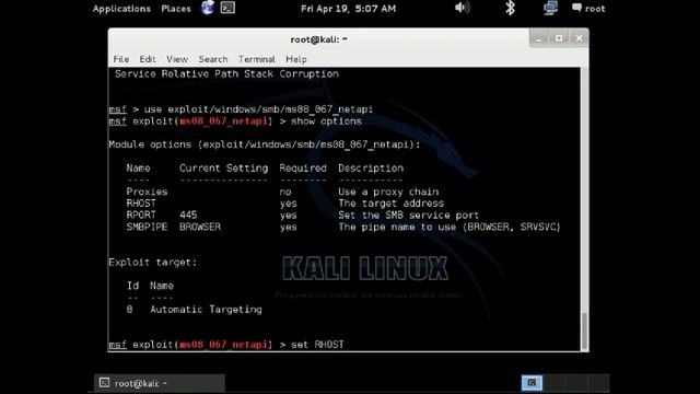 Kali Linux Accessibility - Getting a shell with Metasploit смотреть онлайн