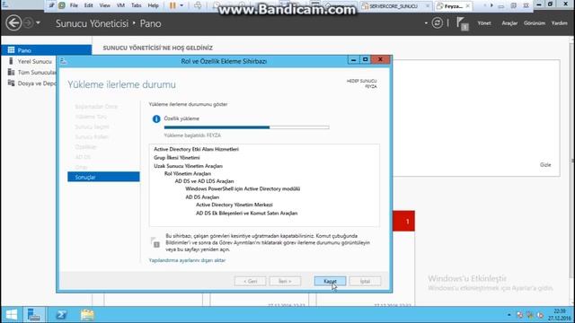 SERVER 2012 R2 RAID, CMD, POWERSHELL, DOMAIN, IIS, WEBSITE, FTP ANLATIM смотреть онлайн