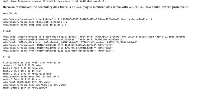 Unix & Linux: Error messages::ext4-fs error(device dm-0) after write-error on swap device смотреть онлайн