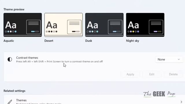 How to change Contrast themes in Windows 11 смотреть онлайн