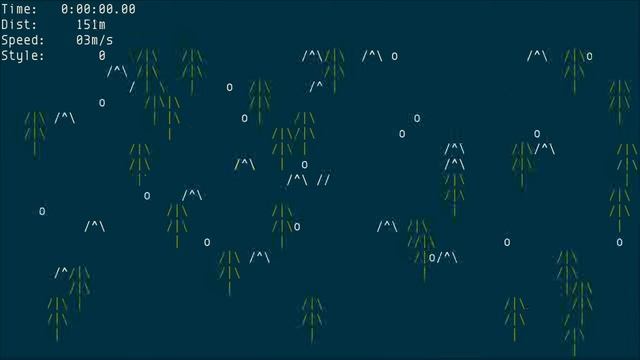 GNUSki, SkiFree clone смотреть онлайн
