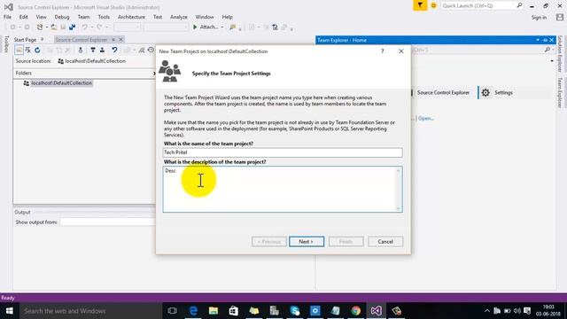 How to Create New Team Project in Team Foundation Server смотреть онлайн