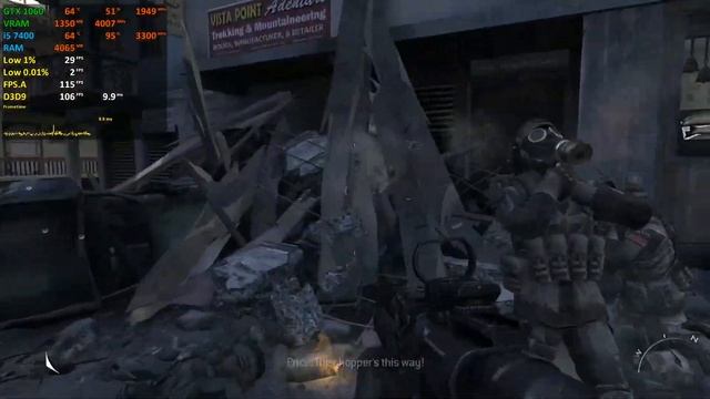 Call of Duty Modern Warfare 3 : GTX 1060 6GB | Maximum Settings смотреть онлайн