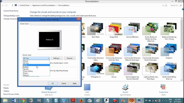 How to set screen savers in windows 8 and 8 1 easily смотреть онлайн