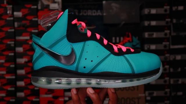 EARLY LOOK!! 2021 LEBRON 8 SOUTH BEACH REVIEW & ON FEET W/ LACE SWAP!! смотреть онлайн