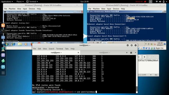 Metasploit Pivoting with proxychains and exploitation using MS17-010 смотреть онлайн