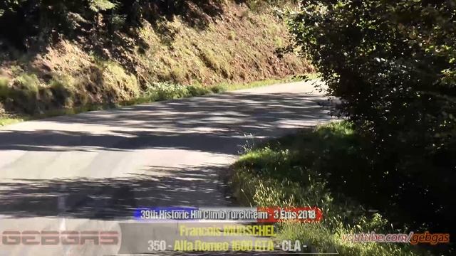 Alfa Romeo 1600 GTA - François MURSCHEL - HILL CLIMB - 2018 - Turckheim-Trois Epis смотреть онлайн