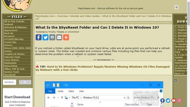 What Is the $SysReset Folder and Can I Delete It in Windows 10 смотреть онлайн