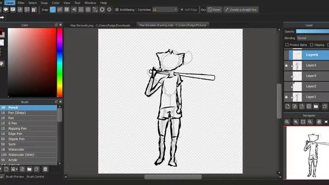 MediBang Paint Pro record test смотреть онлайн