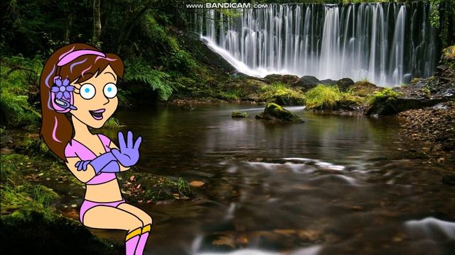 Jasmine Houston At Waterfall