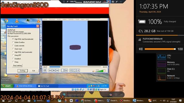 Oreo Meme Has BSOD VM (Windows XP) смотреть онлайн