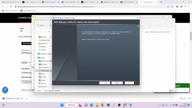 Cara Menjadikan Kamera Canon Sebagai Webcam || eos webcam utility смотреть онлайн