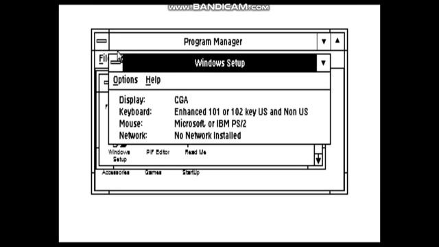 Windows 3.1 in CGA смотреть онлайн