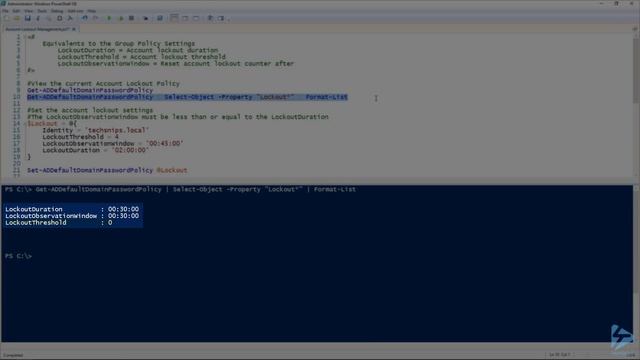 How To Manage Active Directory Account Lockout Policies Using PowerShell смотреть онлайн