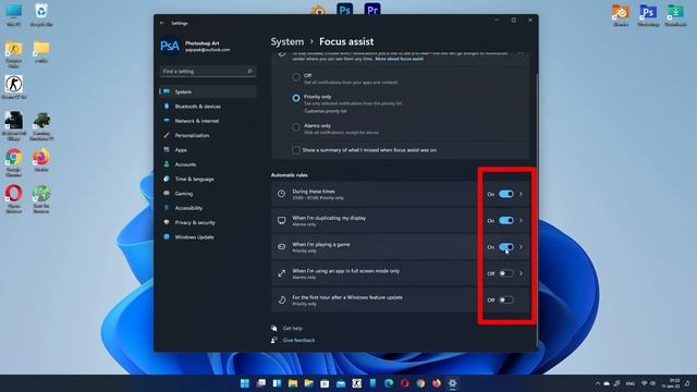 how to turn off focus assist on windows смотреть онлайн