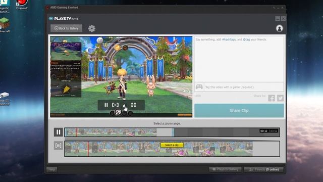Editing Game Clips with the Built in Raptr Game Capture Editor - Publish to Plays.tv смотреть онлайн