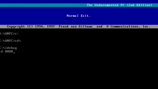 How to see the conventional COM and LPT ports under DOS DEBUG - #DOScember смотреть онлайн