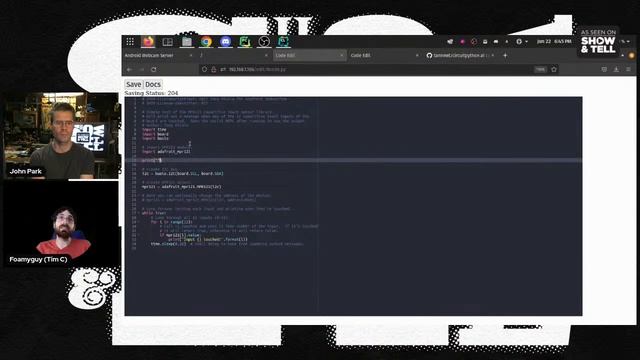 SHOW and TELL 6/22/2022 #ShowandTell #adafruit #diy смотреть онлайн