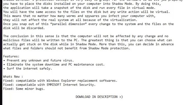 Shadow Defender 1.4.0.623 With Serial Keys смотреть онлайн