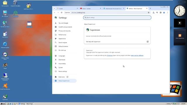 Supermium 122 (based on Chrome 122) is startable on Windows 2000 with KernelEx, but it crashes soon смотреть онлайн