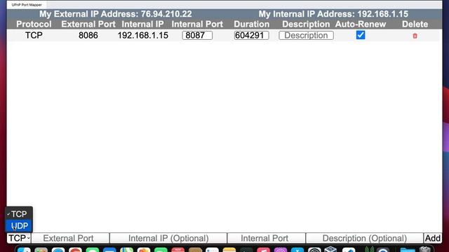 UPnP Portmapper
