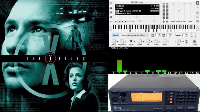 Roland SC-88 X-Files (Intro) MIDI смотреть онлайн