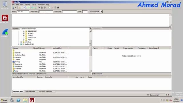 FTP Server Via FileZilla Server смотреть онлайн