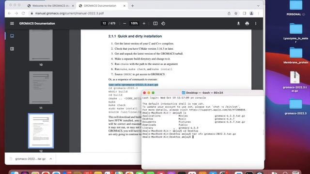 Installing GROMACS (without homebrew) for MAC, LINUX and UBUNTU смотреть онлайн