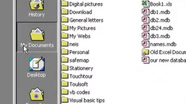 Microsoft Office Access 2000 Opening a database смотреть онлайн