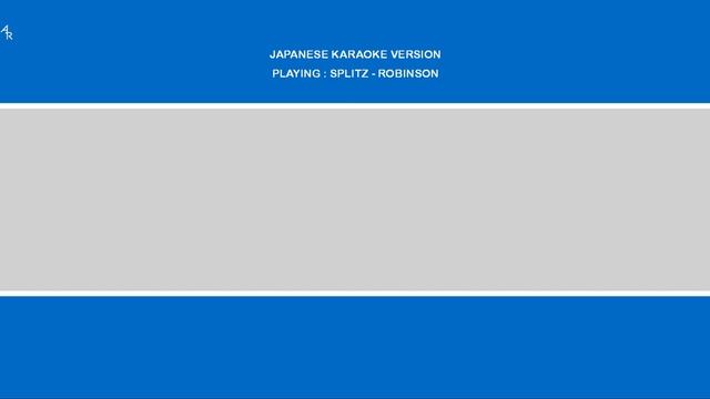 [Karaoke 21:9 ratio] Spitz - Robinson (Romaji) смотреть онлайн