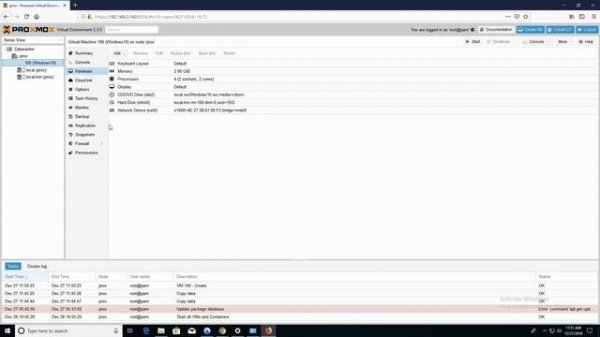 Windows 10 Install on Proxmox