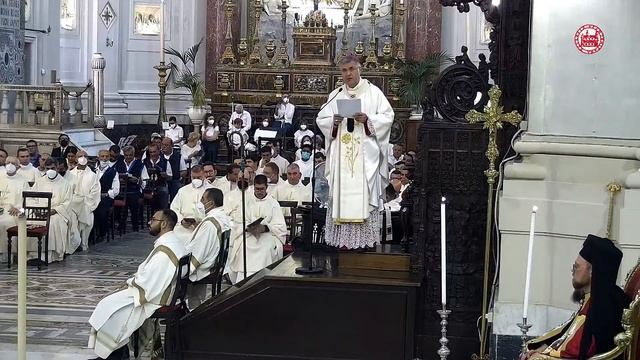 Solenne S. Messa Pontificale - 398° Festino di S. Rosalia смотреть онлайн
