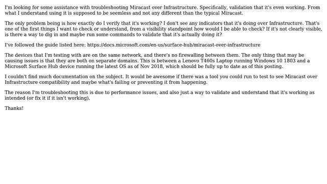 Miracast over Infrastructure Validation and Troubleshooting смотреть онлайн
