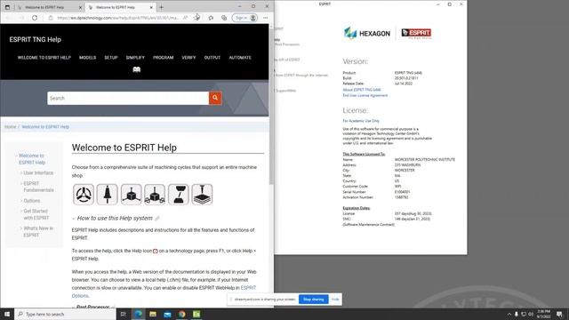 Getting Started With ESPRIT TNG at WPI смотреть онлайн