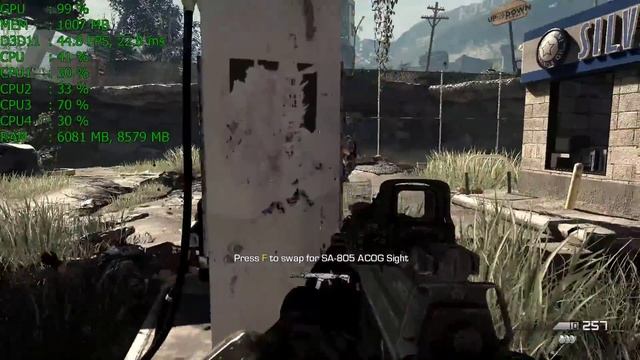 Call of Duty: Ghosts - i5 4590 - 8GB RAM - GTX 750| 1080p смотреть онлайн