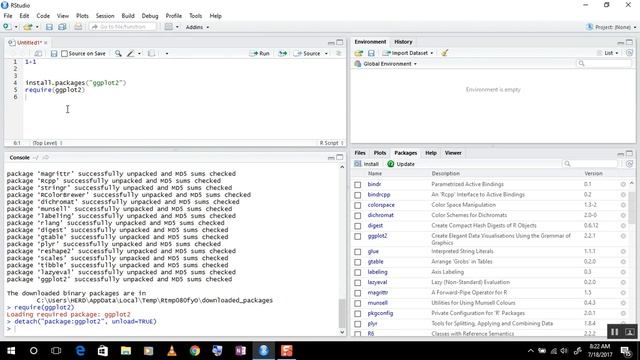 Install Package In R Studio
