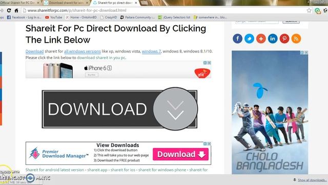 Shareit for PC (How to transfer files from pc to mobile) смотреть онлайн