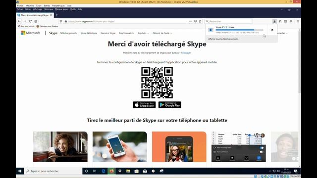 Installation de Skype sous Windows 10 смотреть онлайн