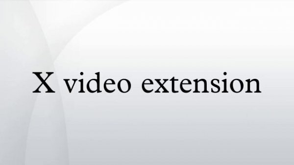 X video extension