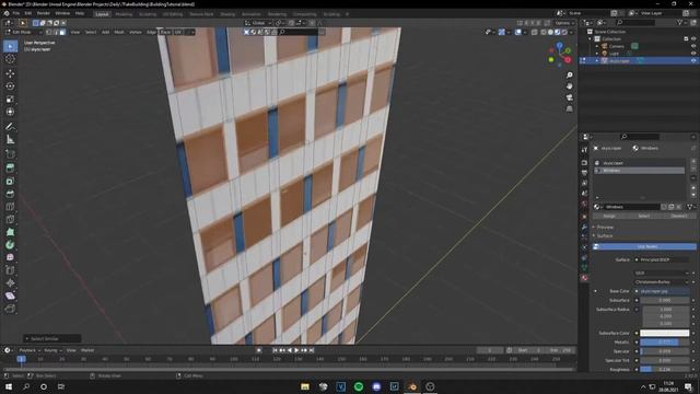 How to create FAKE BUILDINGS in Blender смотреть онлайн