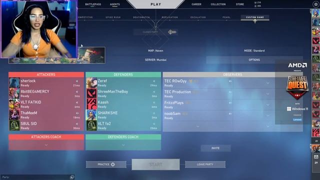 Team Bravo vs Team Delta | AMD Presents Streamer Quest with Windows 11 powered by Lenovo | DAY 2 смотреть онлайн