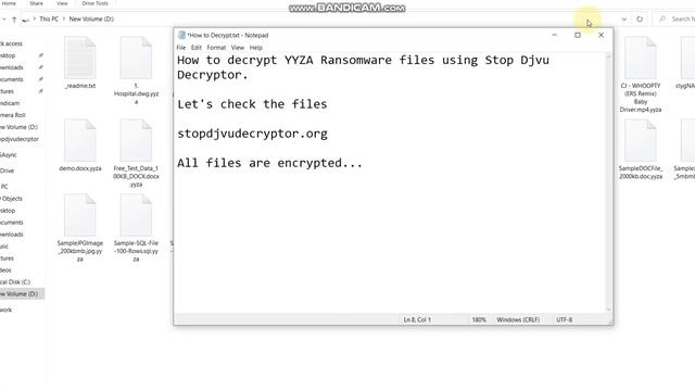 How to Decrypt YYZA Files and Ransomware Removal | *.yyza decryption tools | (SOLVED) смотреть онлайн