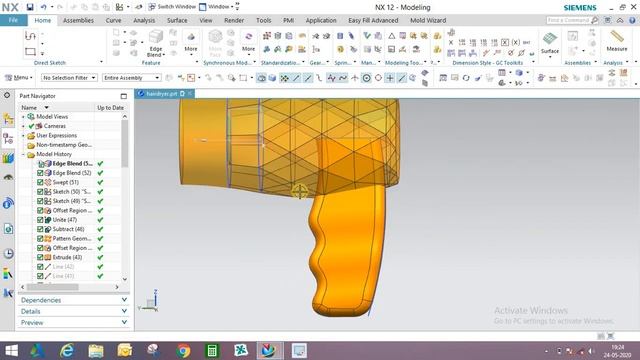 #Hair Dryer in #NX #Product #Design смотреть онлайн