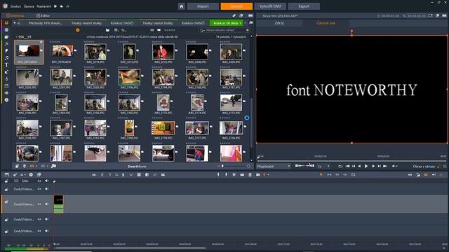 Pinnacle Studio - instalace fontu NOTEWORTHY смотреть онлайн